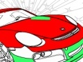 Gra Kid's coloring: Beautiful car
