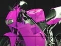 Gra Pink Fast Motorbike Slide Puzzle