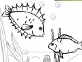 Gra Kid's coloring: Little fishes