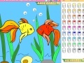 Gra Kid's coloring: Goldfish