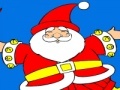 Gra Santa clause coloring 