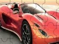 Gra Red racing car puzzle
