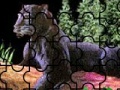 Gra Wild black cat puzzle