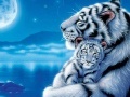 Gra Mother and Baby Tiger Puzzle