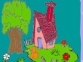 Gra Cute farm house coloring