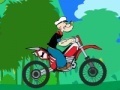 Gra Popeye on a motorcycle 2