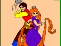 Gra Coloring: Flynn and Rapunzel