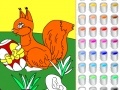Gra Kid's coloring: Easter eggs