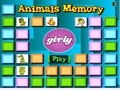 Gra In cards with animals on memory