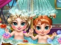 Gra Frozen. Baby bath