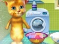 Gra Ginger washing clothes
