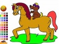 Gra Horse and Dog Coloring