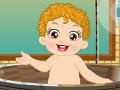 Gra Cute Little Baby Bathing