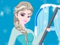 Gra Frozen Elsa. Room cleaning time