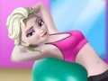 Gra Elsa gym workout