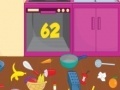 Gra Pregnant Dora cleaning kitchen