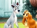 Gra Lady and the Tramp: Coloring online