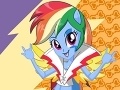 Gra Equestria Girls: Rainbow Rocks - Rainbow Dash Dress Up