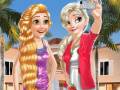 Gra Elsa And Rapunzel Selfie Time