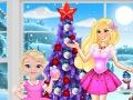Gra Princess Barbie and Baby Barbie Christmas Fun