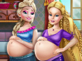 Gra Elsa and Barbie Pregnant BFFS