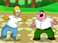 Gra Street fight Homer Simpson Peter Griffin