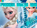 Gra Frozen Math Quiz