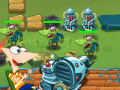 Gra Phineas and Ferb Backyard Defense