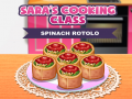 Gra Sara’s Cooking Class Spinach Rotolo
