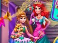 Gra Anna And Ariel Princess Ball Dress Up