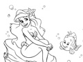 Gra Mermaid: Coloring For Kids