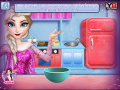 Gra Cooking Christmas Cake with Elsa