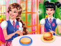 Gra Princesses Burger Cooking