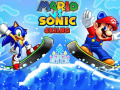 Gra Mario vs Sonic Skiing