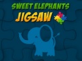 Gra Sweet Elephants Jigsaw