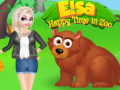 Gra Elsa Happy Time In Zoo
