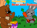 Gra Coloring Bear and Bunny