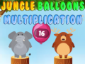 Gra Jungle balloons multiplication