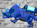 Gra Combine! Dino Robot Tyrano Red + Tricera Blue