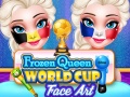 Gra Frozen Queen World Cup Face Art