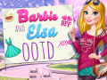 Gra Barbie and Elsa OOTD
