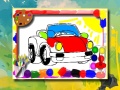 Gra Cartoon Cars Coloring Book