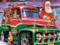 Gra Santa Trucks Jigsaw