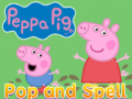 Gra Peppa pig pop and spell