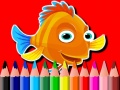 Gra Back To School: Fish Coloring Book