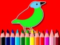 Gra Back To School: Birds Coloring Book