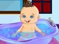 Gra Cute Baby Bathing