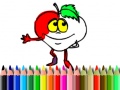 Gra Back To School: Fruits Coloring