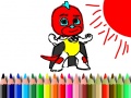 Gra Back To School: Mask Boy Coloring