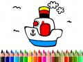 Gra Back to School: Boat Coloring